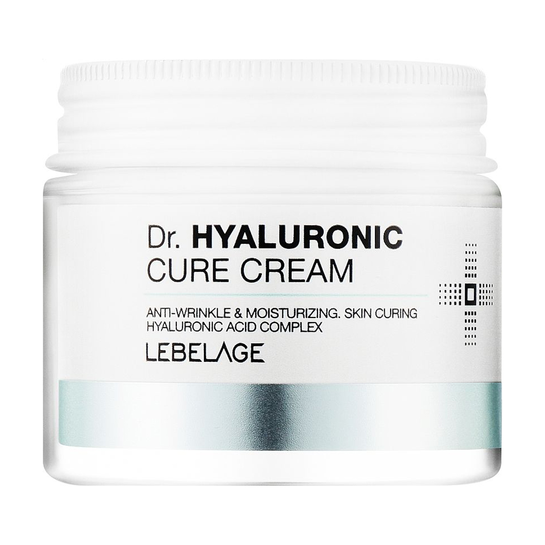 Крем для обличчя Lebelage Dr. Hyaluronic Cure Cream з гіалуроновою кислотою, 70 мл